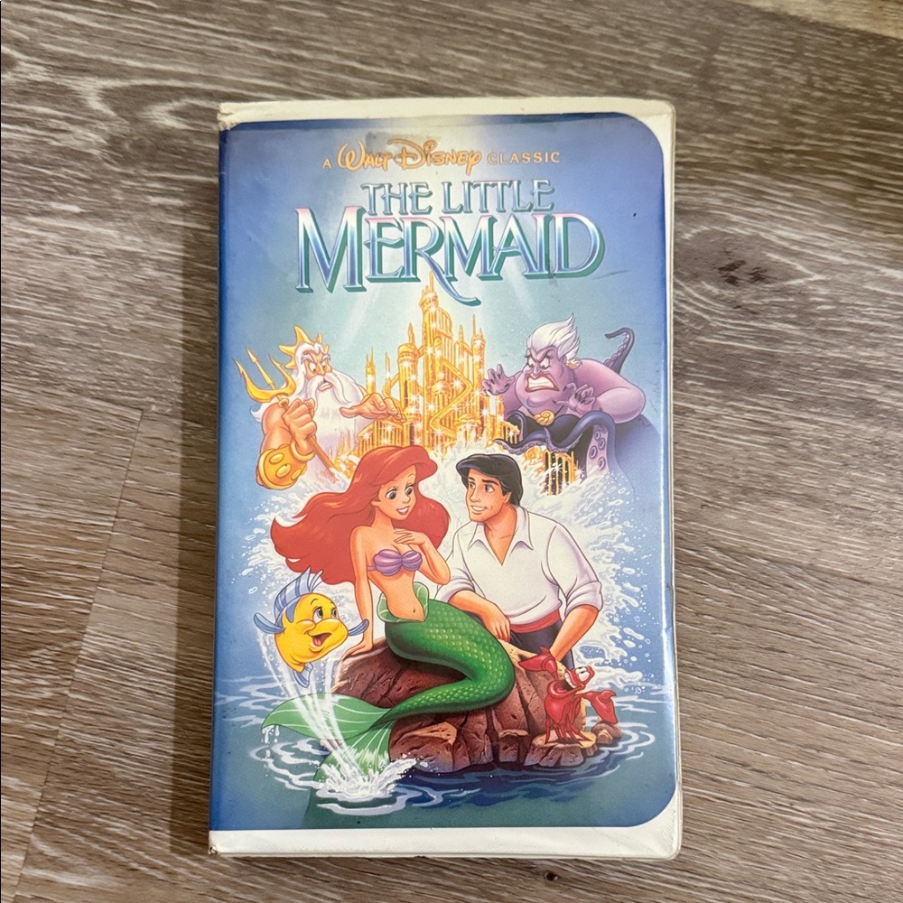Disney The Little Mermaid VHS with Colorful Cover